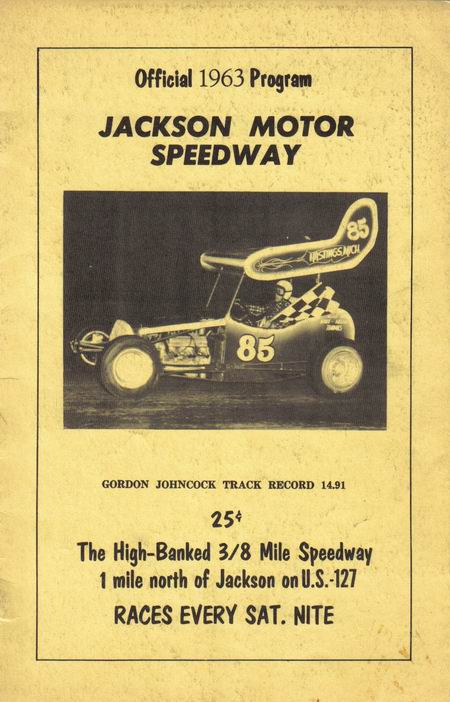 Jackson Motor Speedway - Program From Jim Heddle (newer photo)